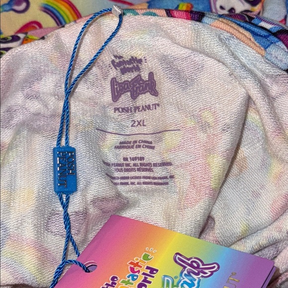 Posh Peanut x Lisa Frank Women’s Size 2XL Hoodie NWT Panda Painter Collaboration - Picture 5 of 16